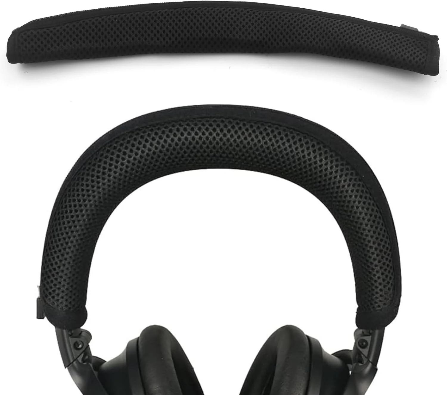 Accesories Headband Mesh Fabric Cover with zip (Black) - Image 2