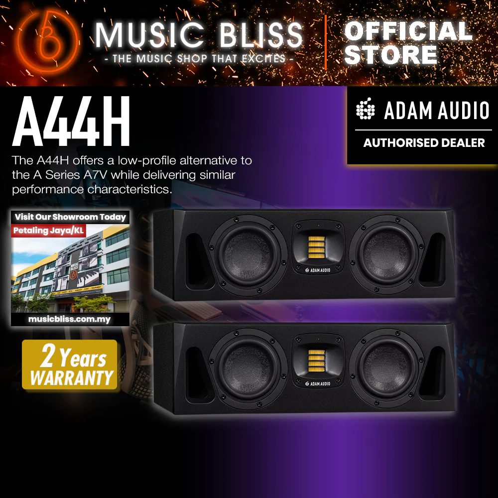 ADAM Audio A44H 4-inch Powered Studio Monitor - Pair - Image 2
