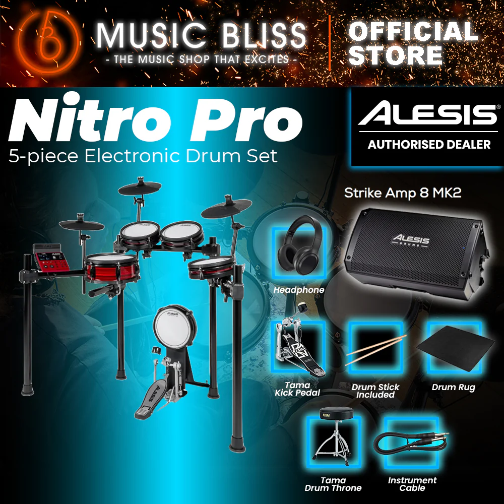 Alesis Nitro Pro Electronic Drum Kit - Image 10