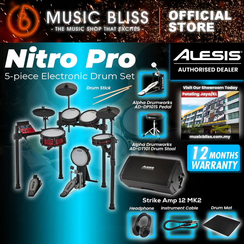 Alesis Nitro Pro Electronic Drum Kit - Image 8