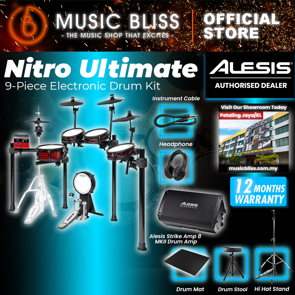 Alesis Nitro Ultimate Electronic Drum Set - Image 3