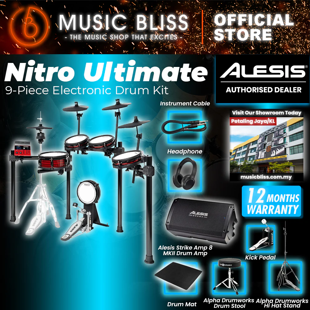 Alesis Nitro Ultimate Electronic Drum Set - Image 4