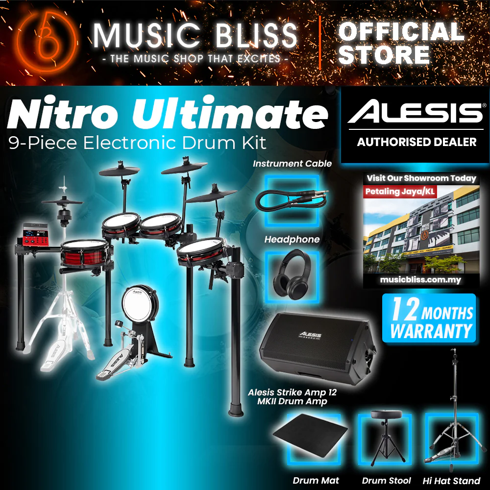 Alesis Nitro Ultimate Electronic Drum Set - Image 7