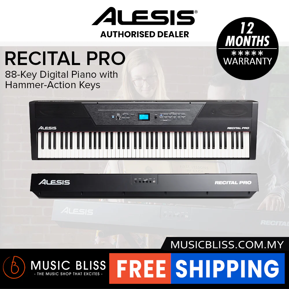 Alesis Recital Pro Entry-Level Portable Digital Piano – Affordable 88-Key for Beginners - Image 6