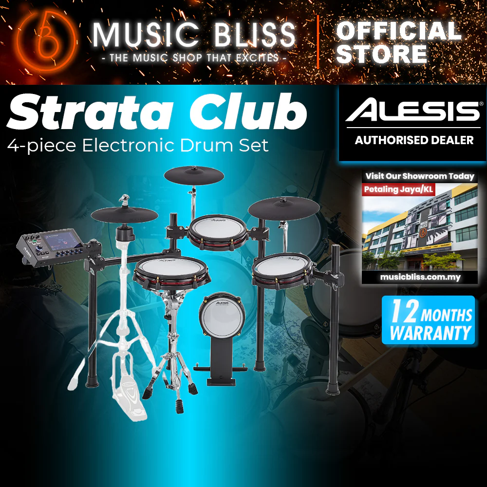 Alesis Strata Club 4-piece Electronic Drum Set - Image 13