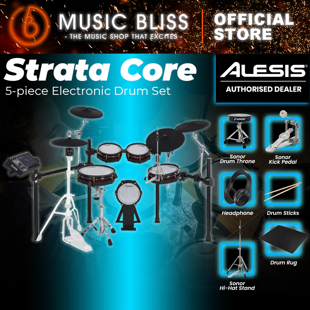 Alesis Strata Core 5-piece Electronic Drum Set - Image 6