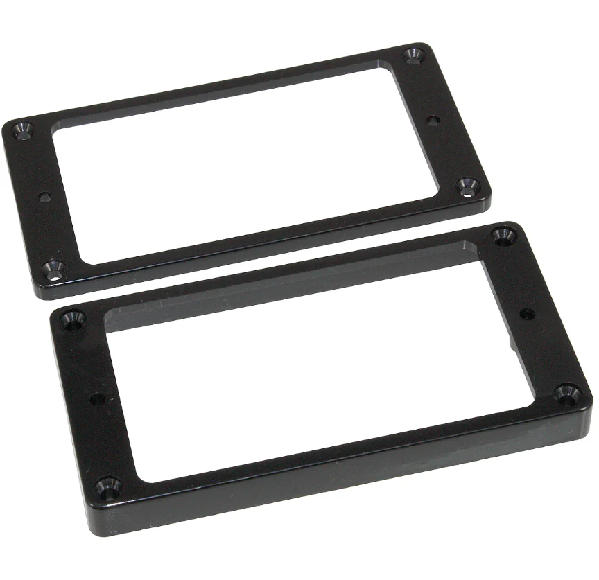 ALLPARTS PC-0745-023 Black Humbucking Guitar Pickup Rings Non-slanted - Image 2