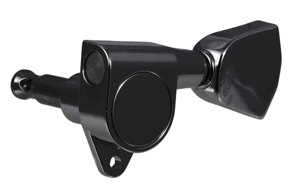 ALLPARTS TK-0777-003 Sealed Tuning Keys - Black (Pack of 6)