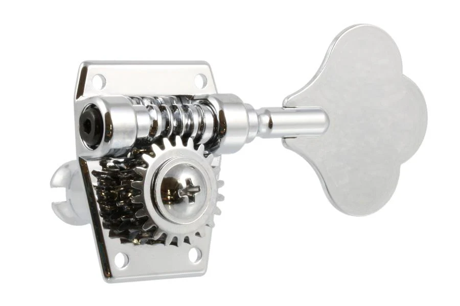 ALLPARTS TK-7946-010 4-in-line Bass Tuning Keys Set - Chrome - Image 2