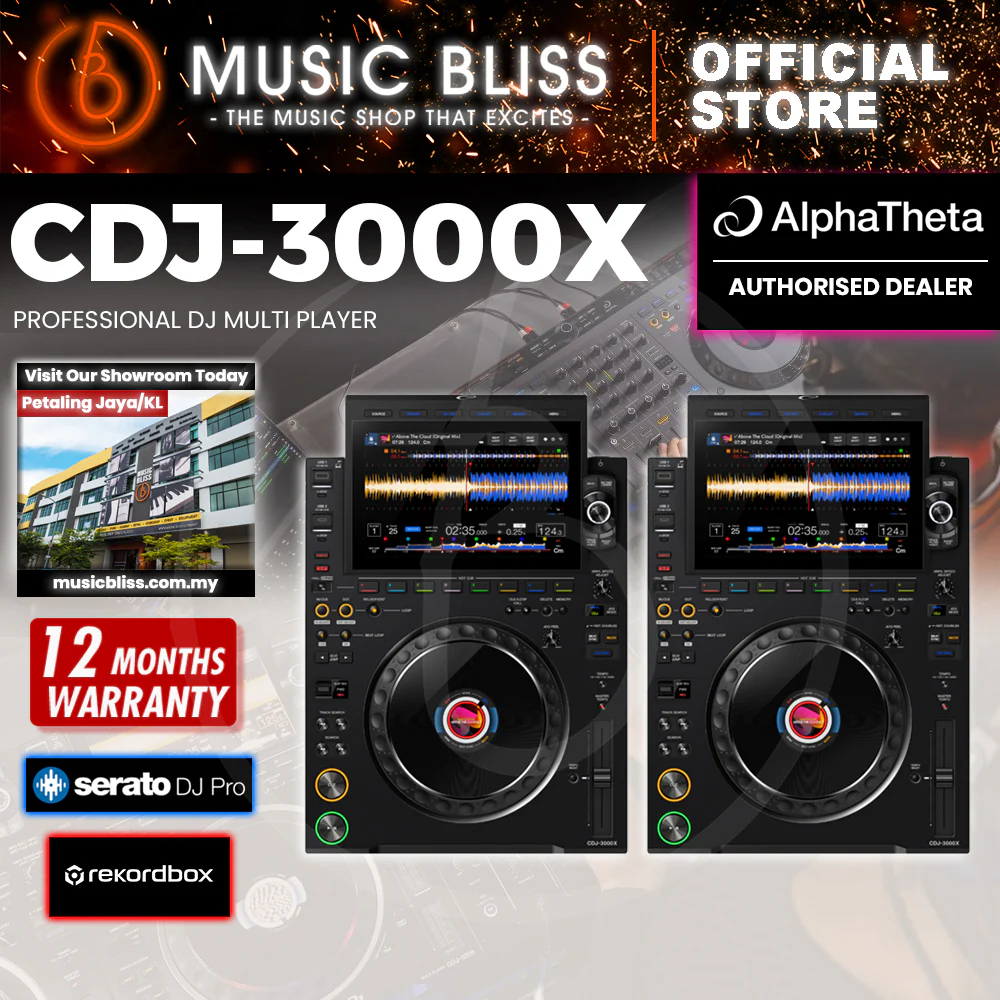 AlphaTheta CDJ-3000X Professional DJ Media Player - Image 2