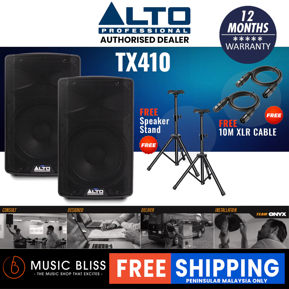 Alto Professional TX410 350-watt 10-inch Powered Speaker - Image 3