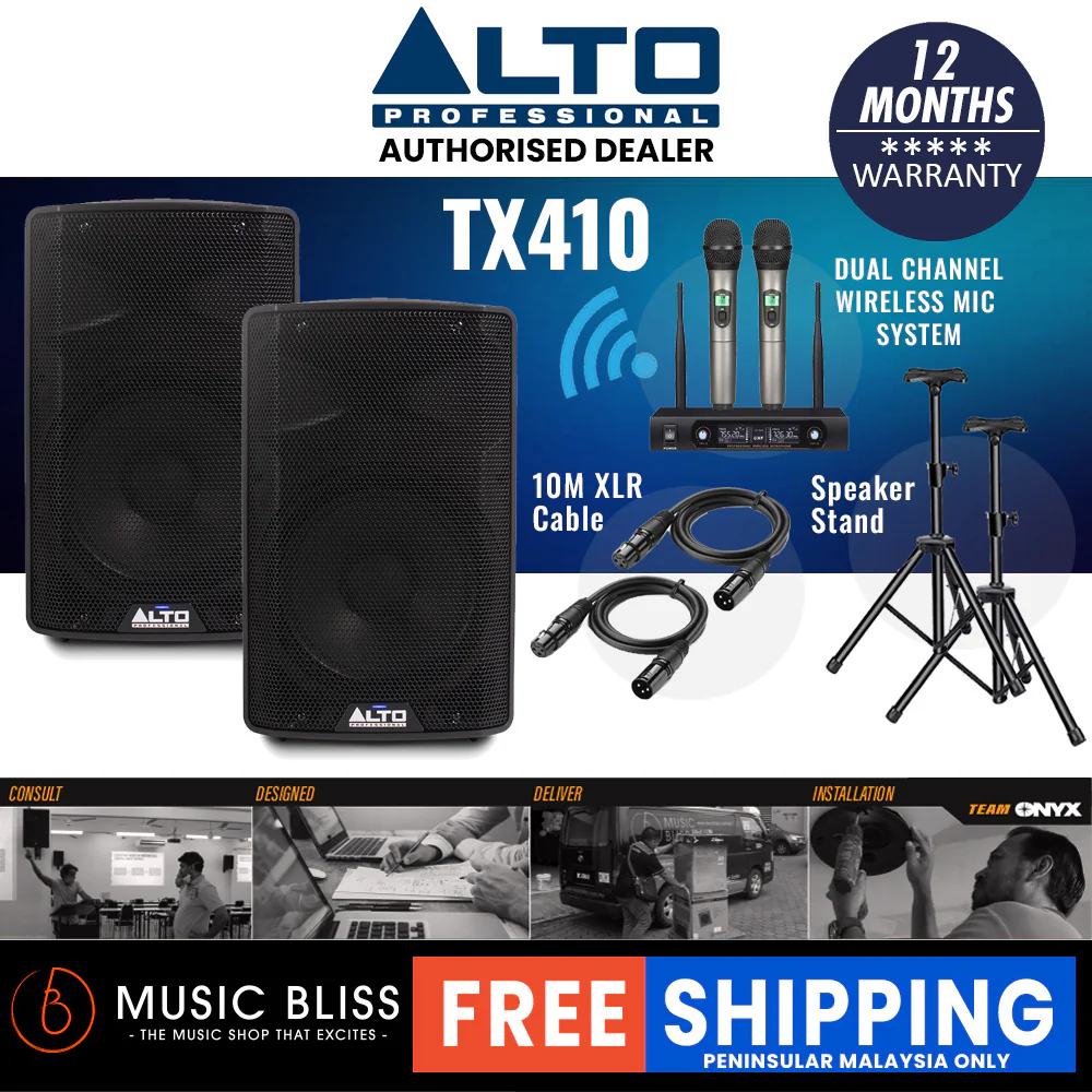 Alto Professional TX410 350-watt 10-inch Powered Speaker - Image 6