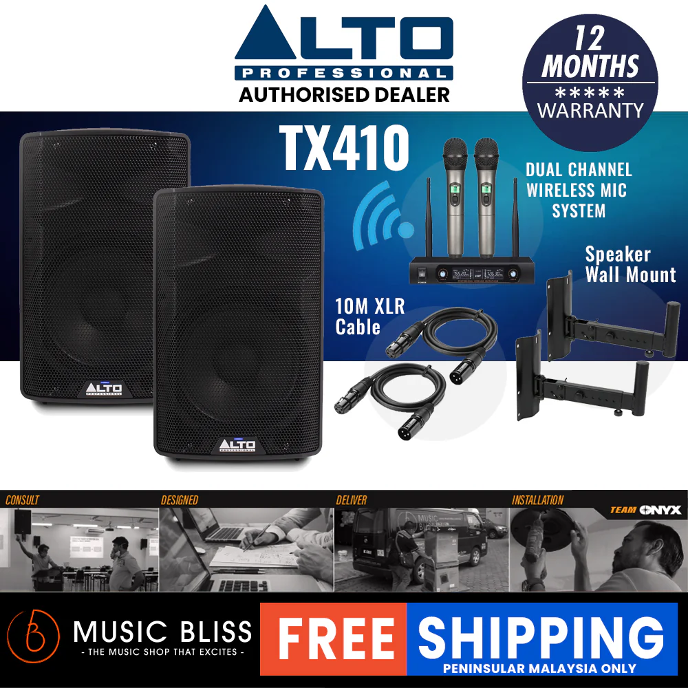 Alto Professional TX410 350-watt 10-inch Powered Speaker - Image 7