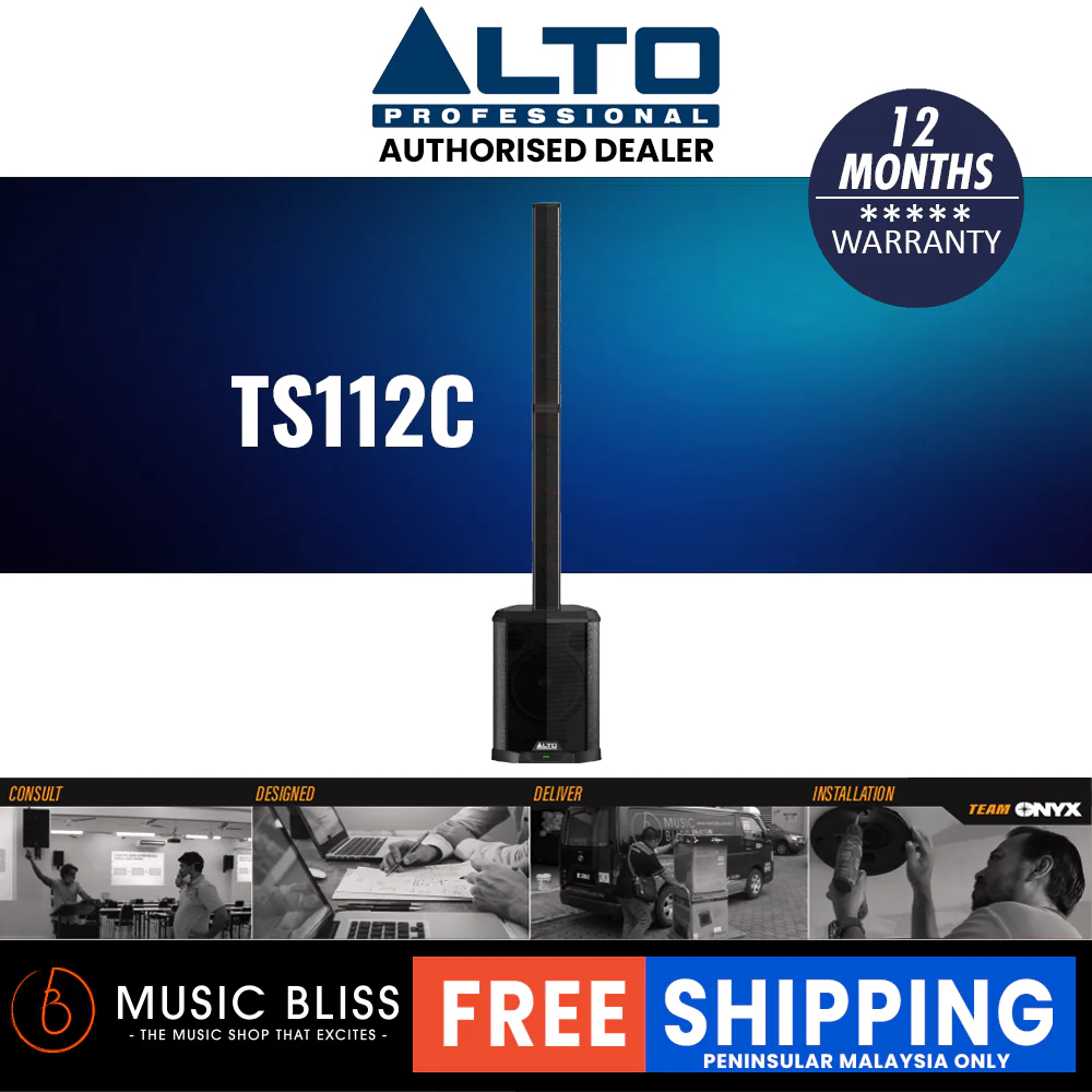 Alto Professional TS112C Portable Colum Array Loudspeaker
