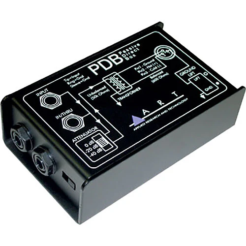 ART pdb Passive DI Box for Active Electric Guitar, Bass & Keyboards - Image 2