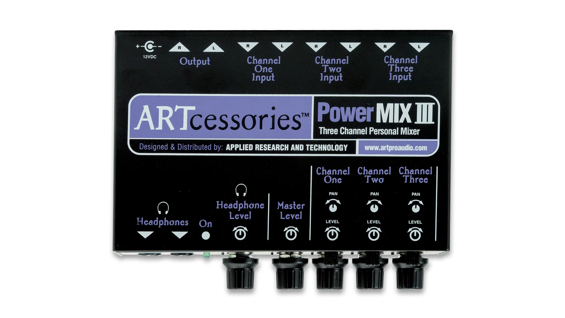 ART PowerMIX III 3-channel Stereo Line Mixer - Image 3