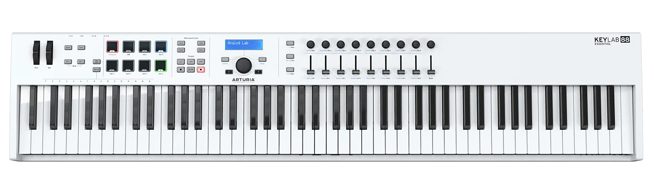 Arturia KeyLab Essential 88 88-key Keyboard Controller - White - Image 2