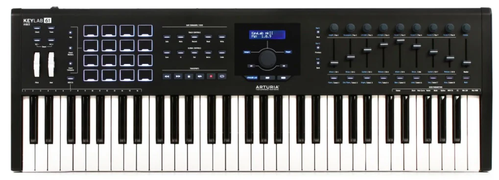 Arturia KeyLab 61 MKII 61-key Keyboard Controller - Black - Image 2