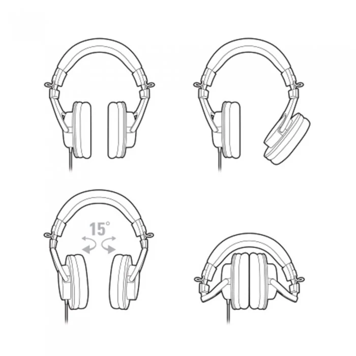 Audio Technica ATH-M30x Professional Monitor Headphone - Image 7