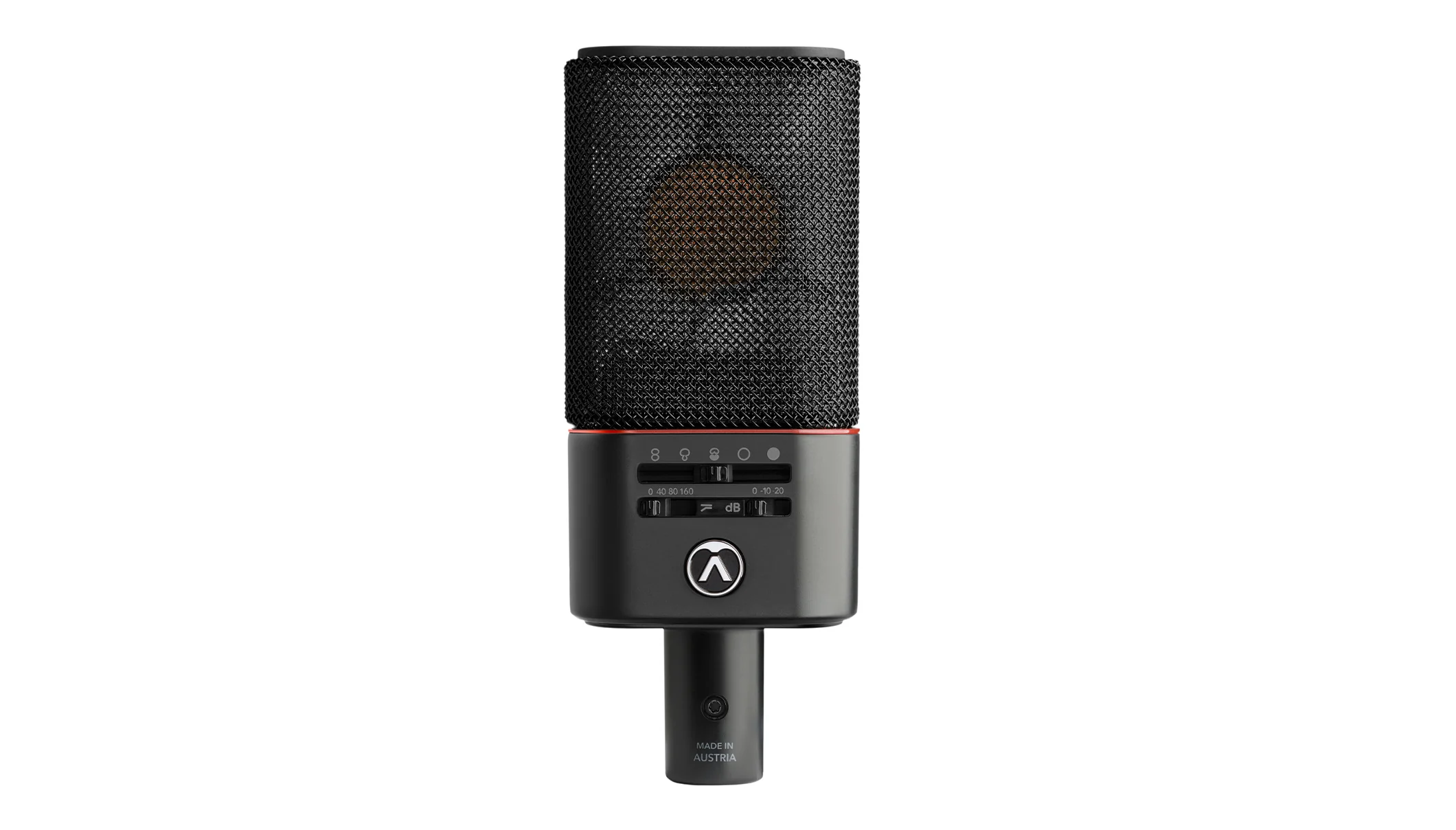 Austrian Audio OC818 Studio Set Large-Diaphragm Multipattern Condenser Microphone (1 Microphone) - Black - Image 2