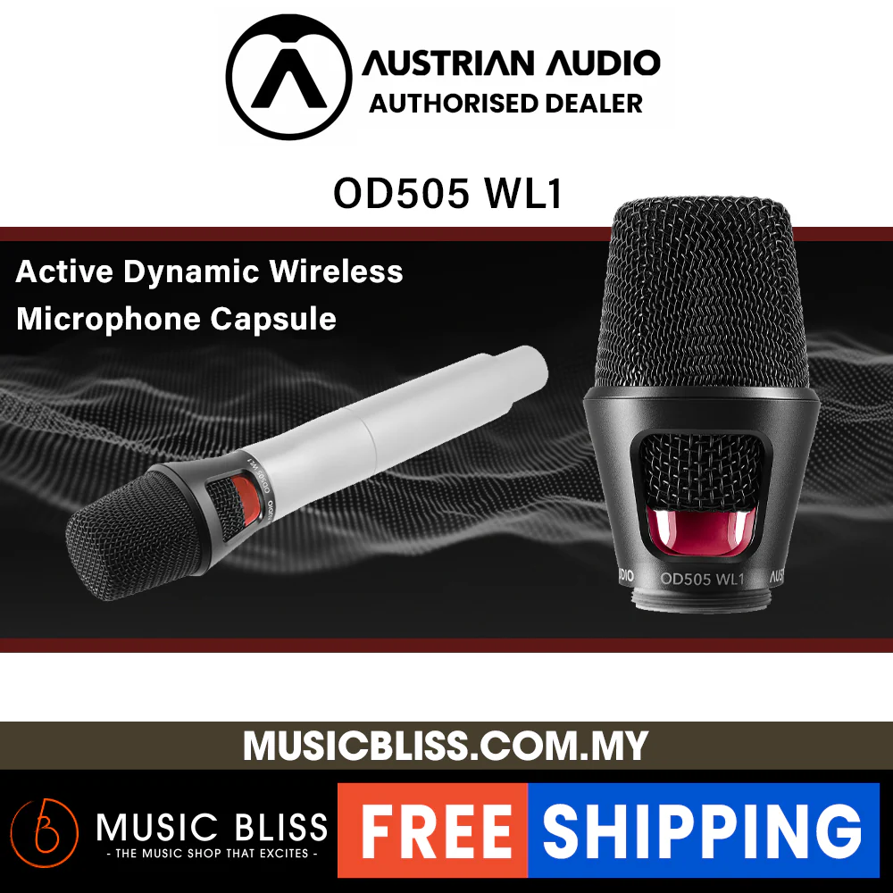 Austrian Audio OD505 WL1 Wireless Active-dynamic Microphone Capsule