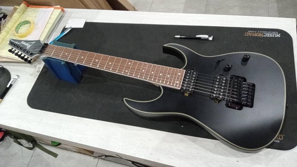 B STOCK (BS-406) Ibanez RG7320EX 7-string Electric Guitar - Black Flat (RG7320EX-BKF) - Image 11