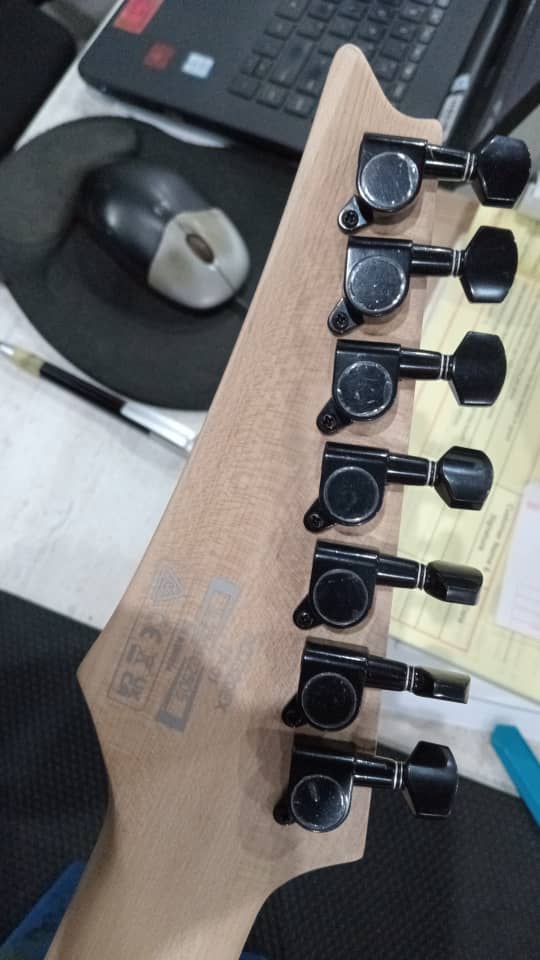 B STOCK (BS-406) Ibanez RG7320EX 7-string Electric Guitar - Black Flat (RG7320EX-BKF) - Image 9