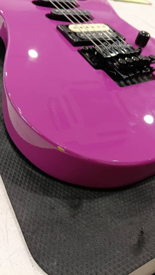 B STOCK (BS-641) Kramer Striker HSS Electric Guitar - Majestic Purple - Image 3