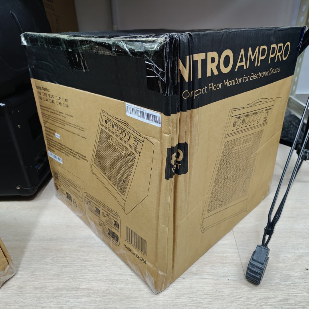 B STOCK (BS-674) Alesis Nitro Amp Pro 8” Compact Floor Monitor for Electronic Drums - Image 5
