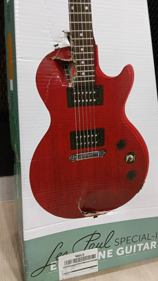 B STOCK (BS-687) Epiphone Limited Edition Les Paul Special-I Best Beginner Electric Guitar - Worn Black - Image 2