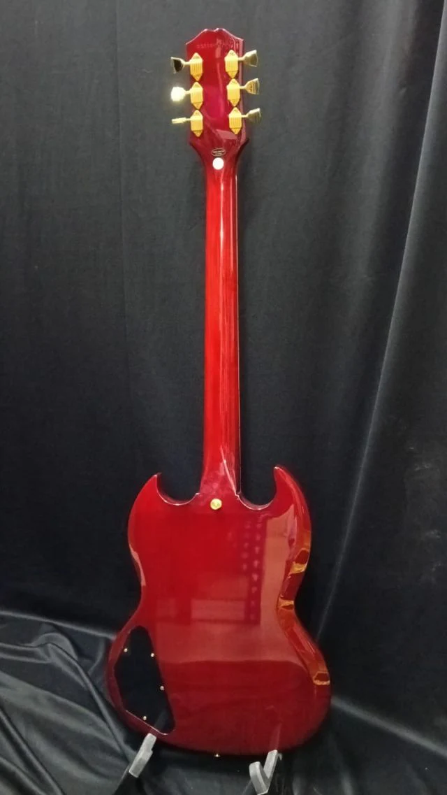 B STOCK (BS-695) Epiphone Joe Bonamassa 1963 SG Custom (Incl. Hard Case) - Dark Wine Red - Image 2