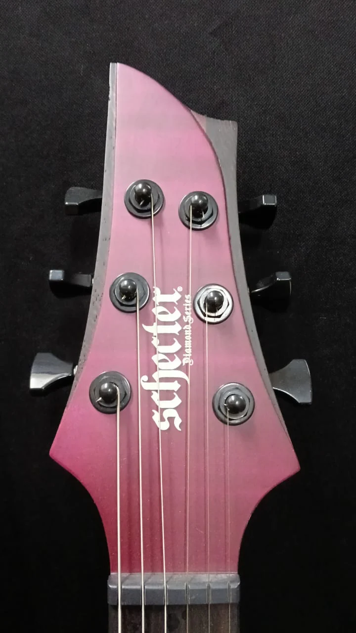 B STOCK (BS-706) Schecter John Browne Tao-6 Electric Guitar - Satin Trans Purple - Image 2