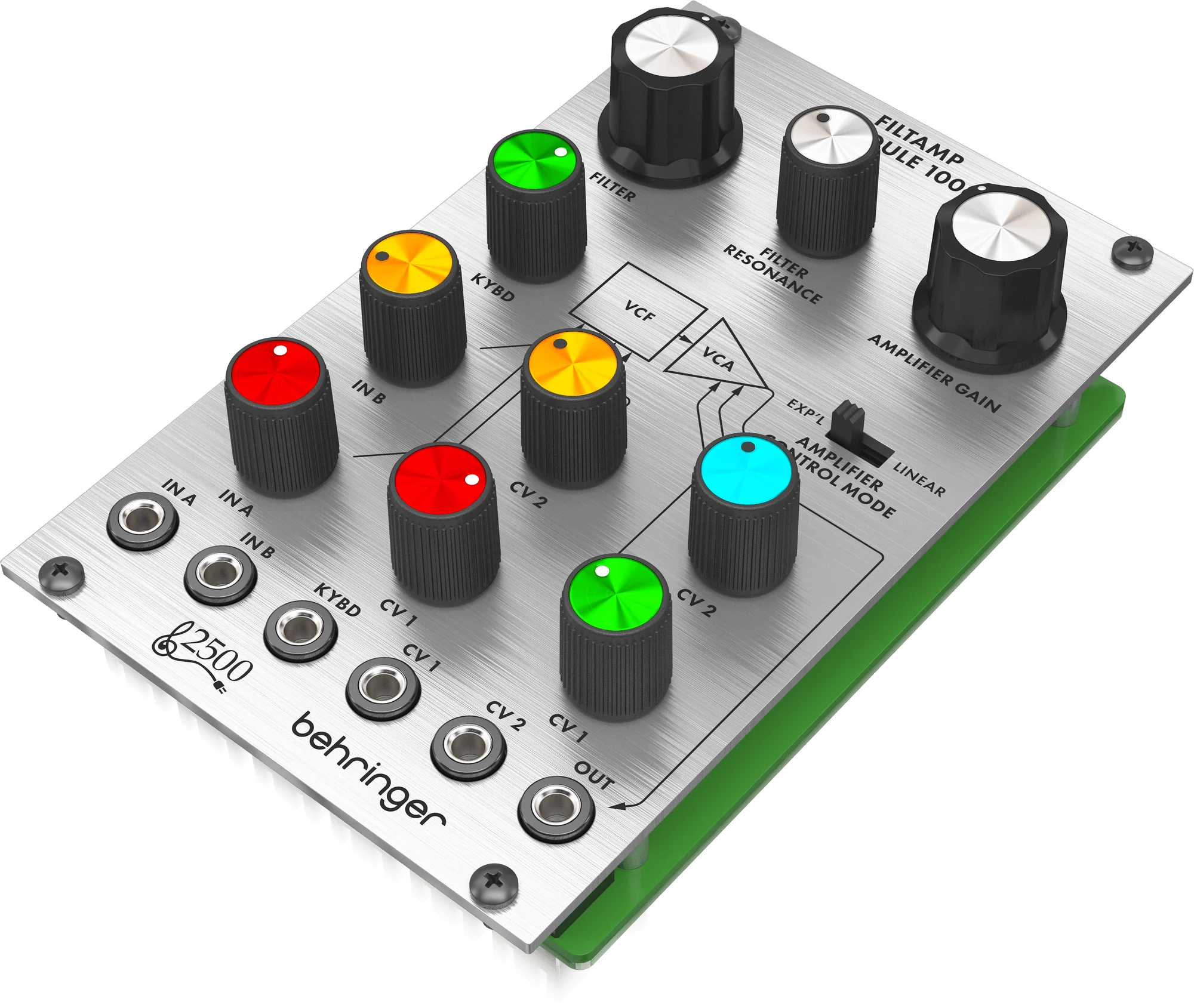 Behringer 1006 Filtamp 24 dB Low-Pass VCF and VCA Eurorack Module - Image 4