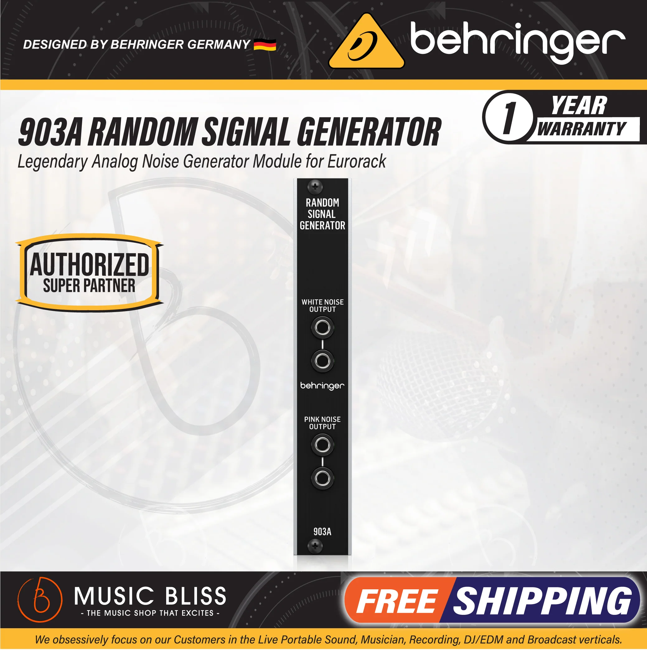 Behringer 903A Random Signal Generator Eurorack Module