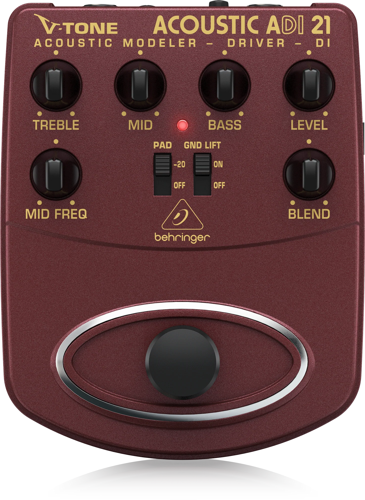 Behringer ADI21 V-Tone Acoustic Driver DI Pedal - Image 2