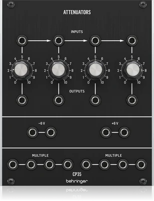 Behringer CP35 Attenuators - Analog Attenuator and Multiples Eurorack Module - Image 2