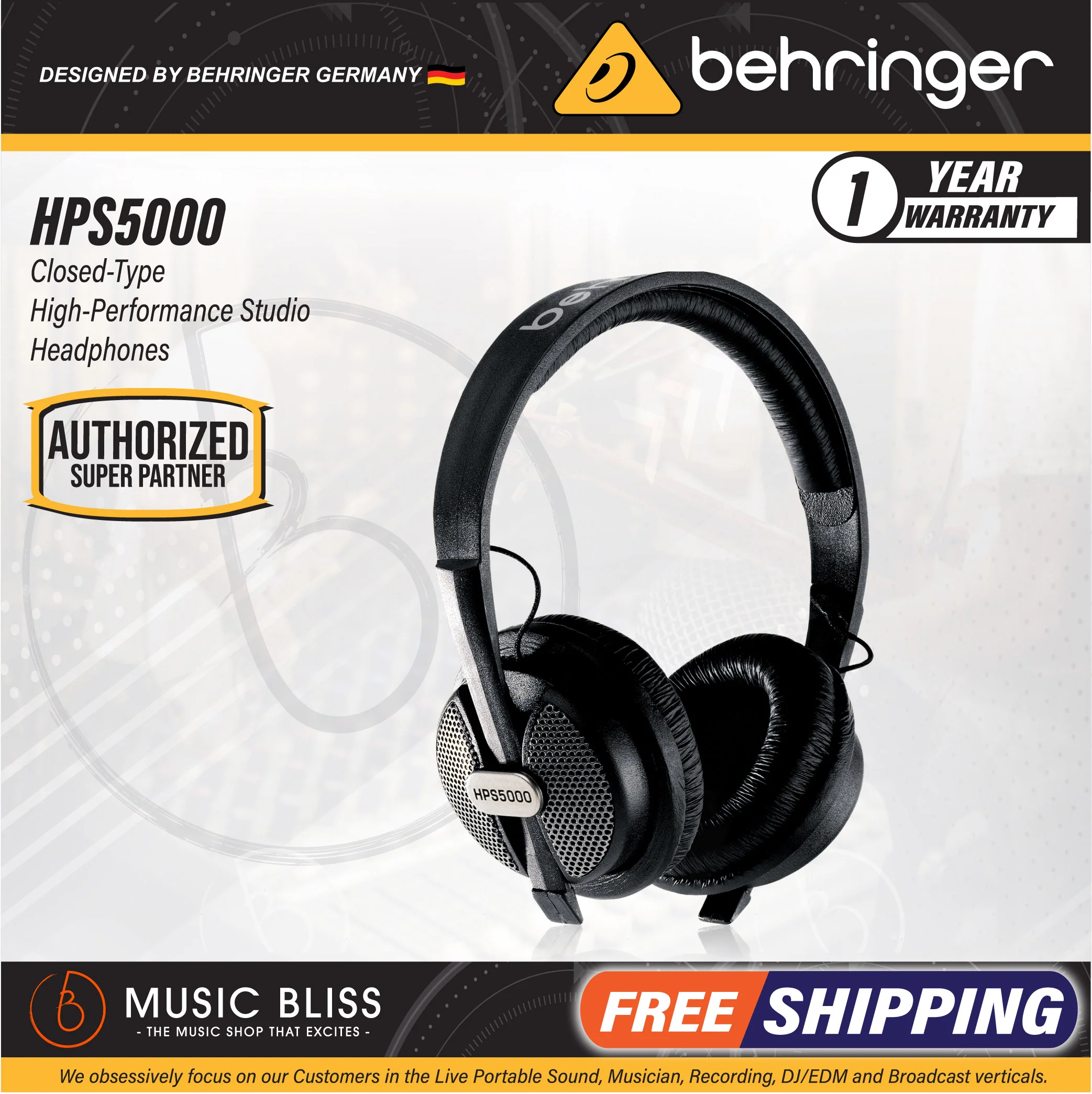 Behringer HPS5000 Studio Headphone