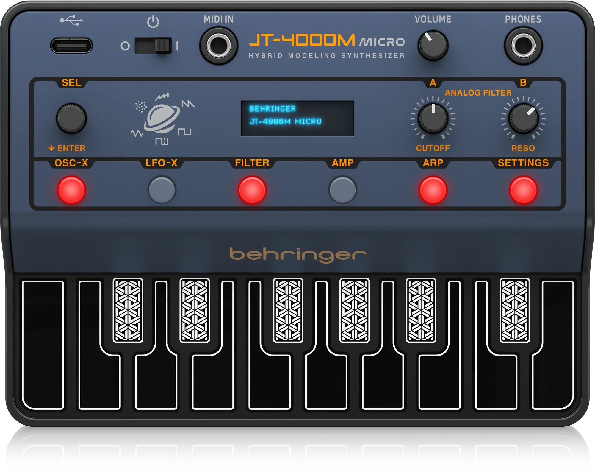 Behringer JT-4000M Micro Hybrid Modeling Synthesizer with MIDI - Image 2