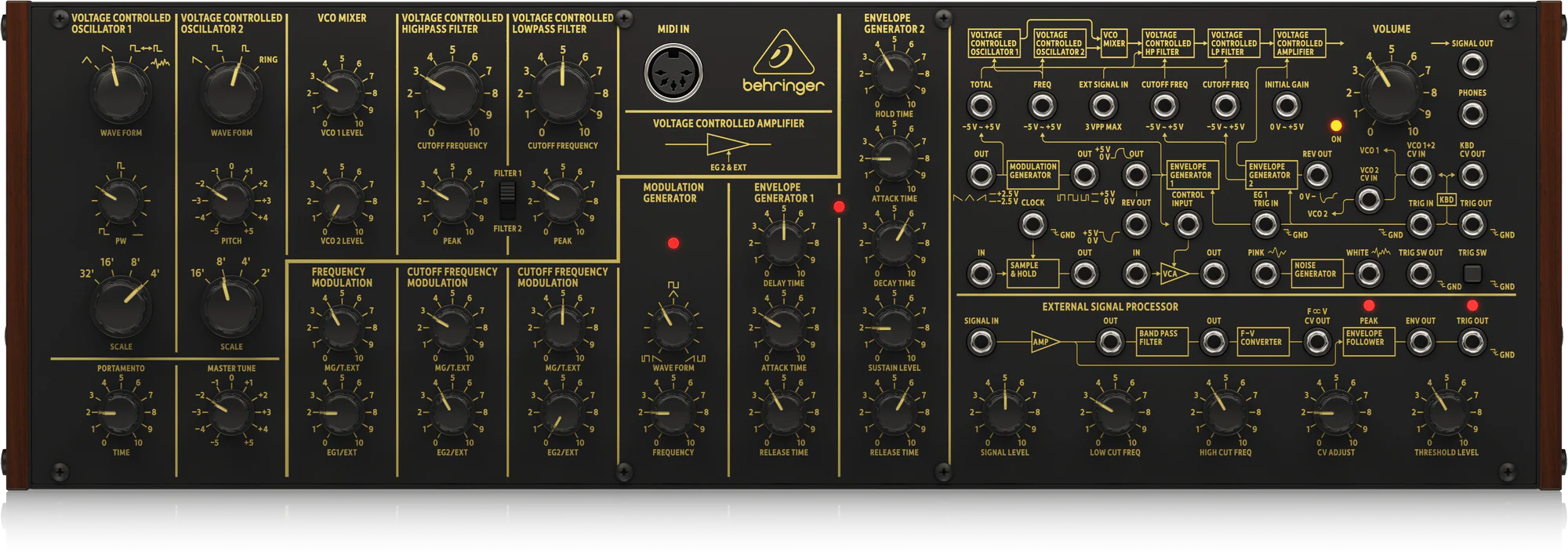 Behringer K-2 MKII Semi-Modular Synthesizer - Image 2