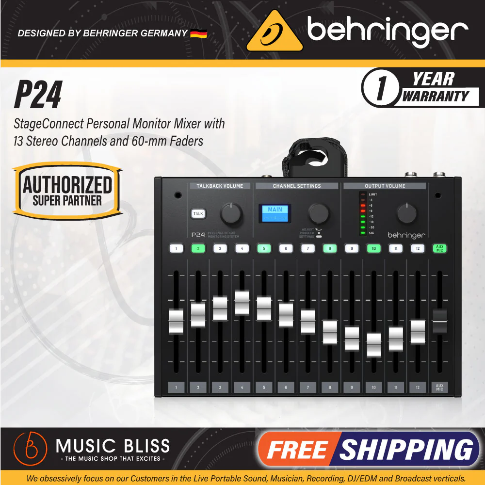 Behringer P24 StageConnect Personal Monitor Mixer