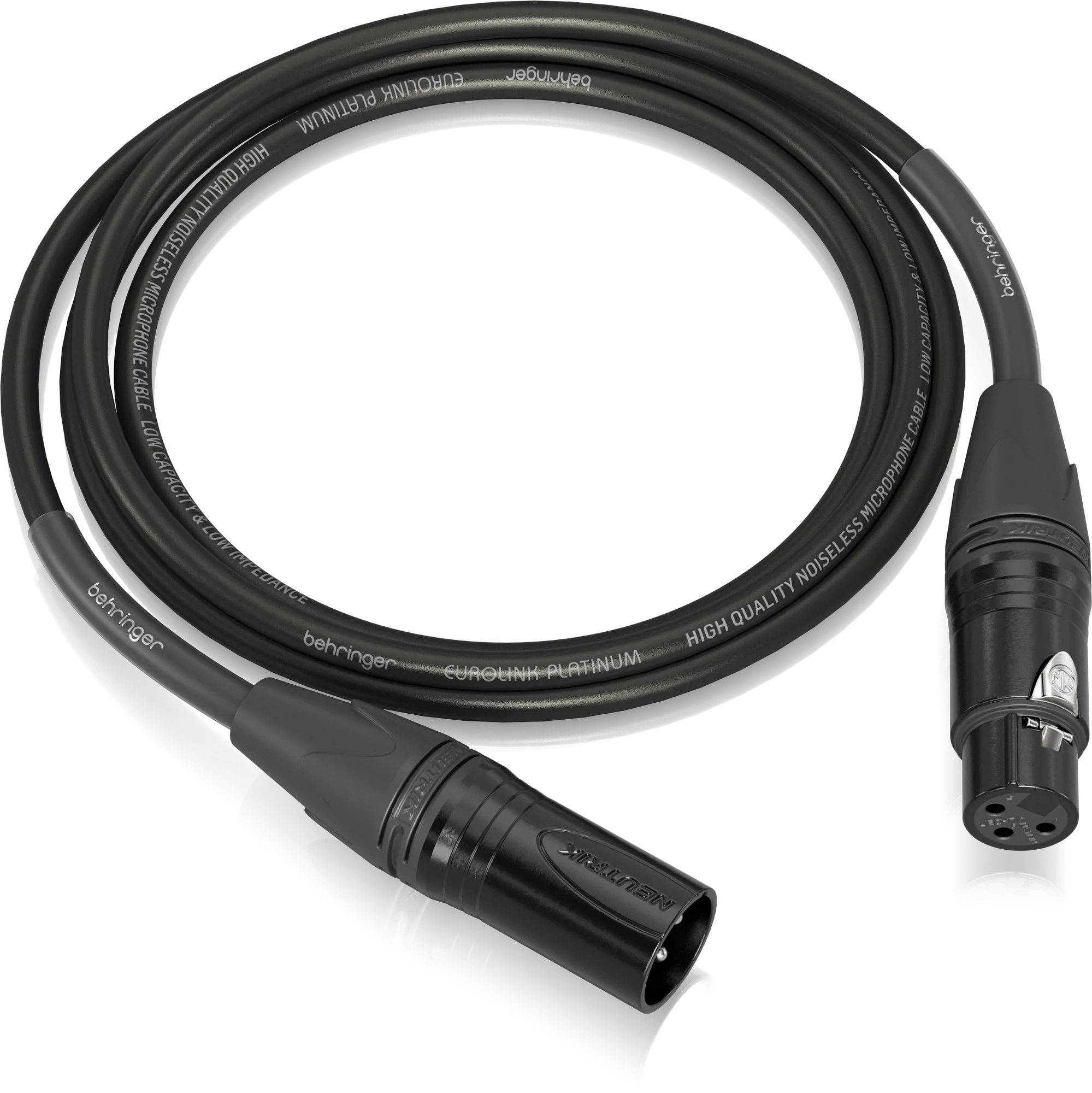 Behringer PMC-150 Platinum Performance 1.5m (5ft) Microphone Cable with XLR Connectors - Image 2