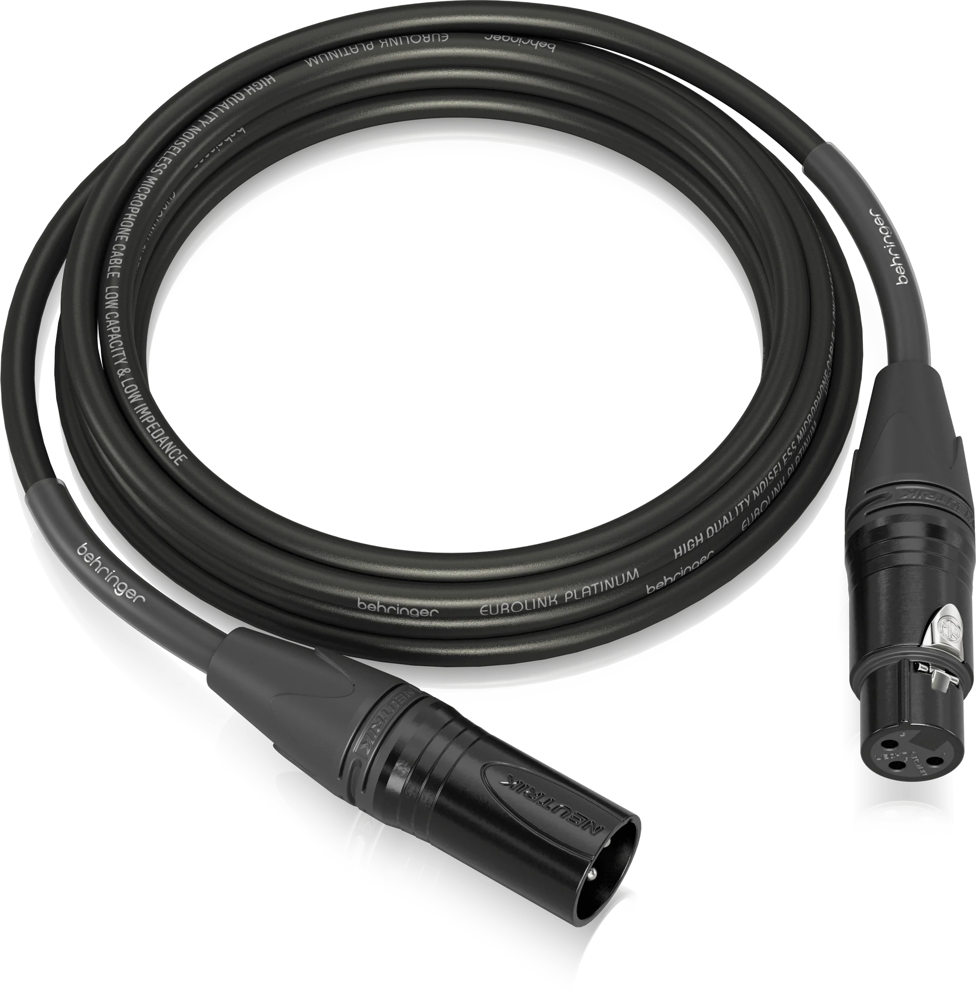 Behringer PMC-500 Platinum Performance 5m (16.4ft) Microphone Cable with XLR Connectors - Image 3
