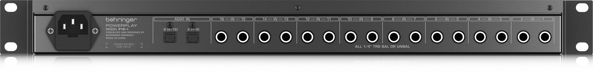 Behringer Powerplay P16-I 16-channel Input Module - Image 3