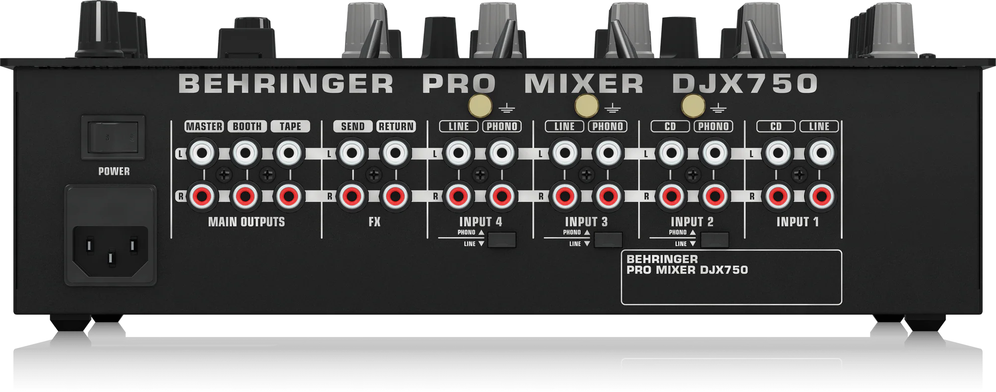 Behringer Pro Mixer DJX750 4-channel DJ Mixer - Image 4