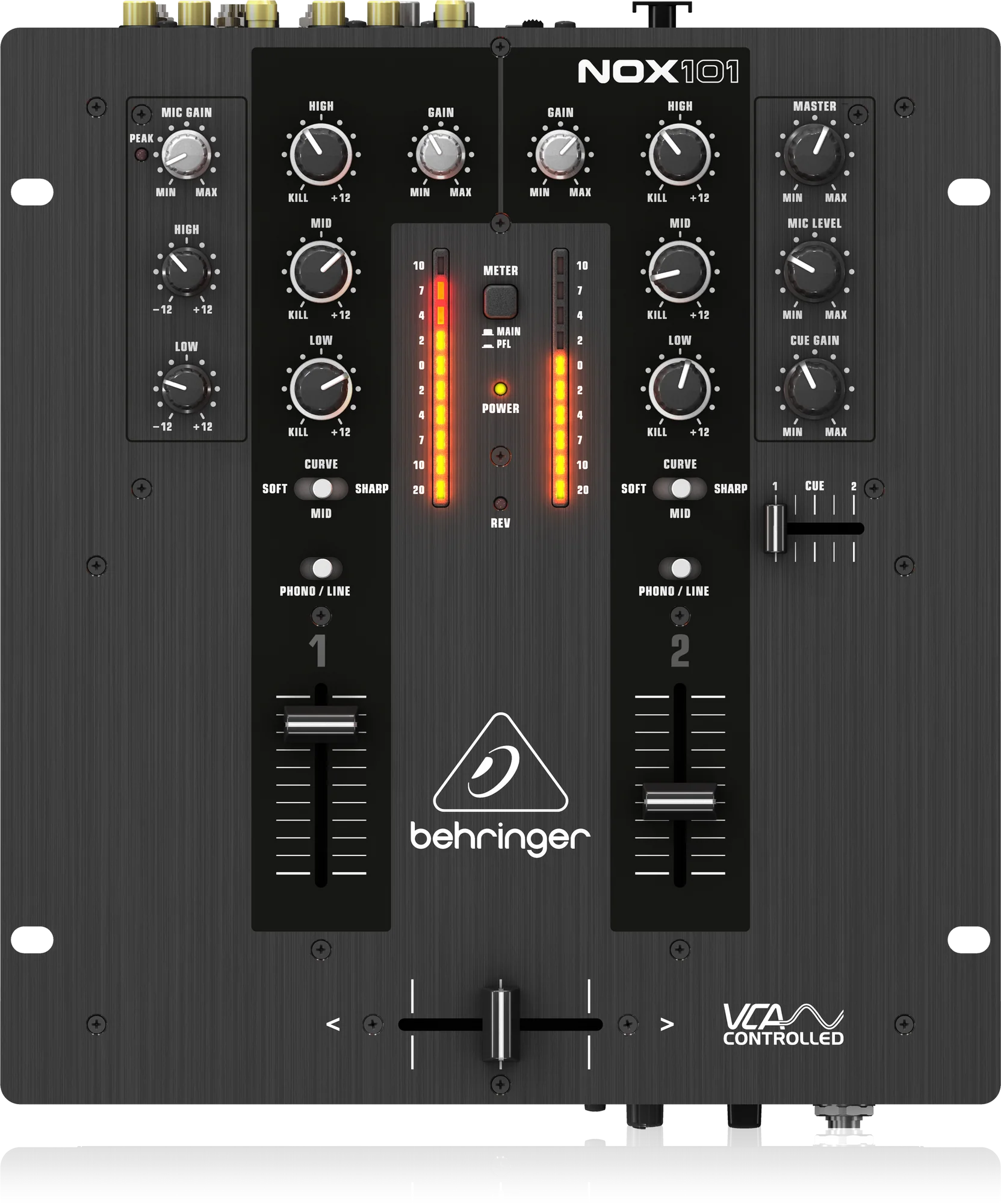 Behringer Pro Mixer NOX101 2-channel DJ Mixer - Image 2
