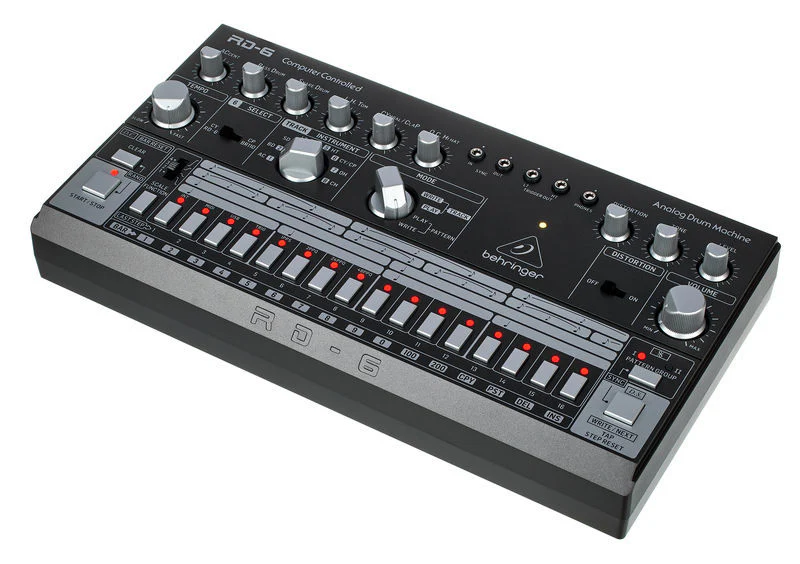 Behringer RD-6-BK Analog Drum Machine - Black - Image 3