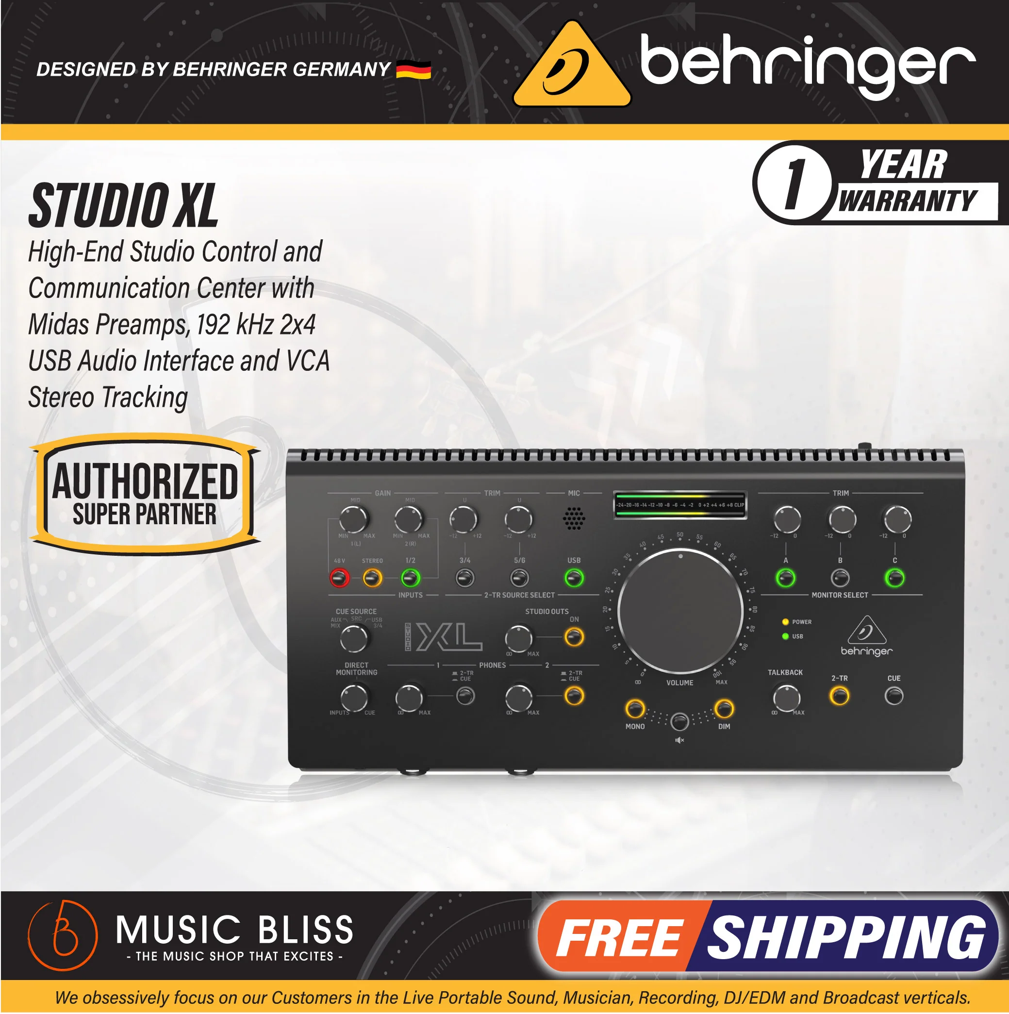 Behringer Studio XL Monitor Controller