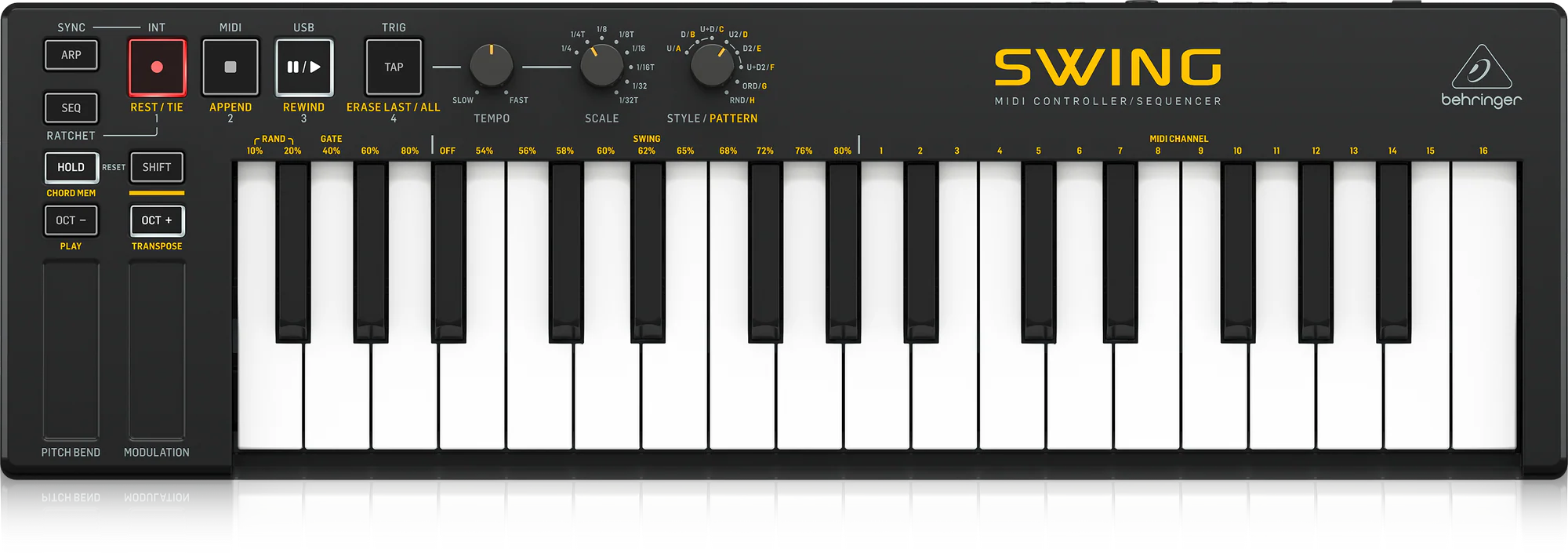 Behringer SWING 32-Key USB MIDI Controller Keyboard - Image 2