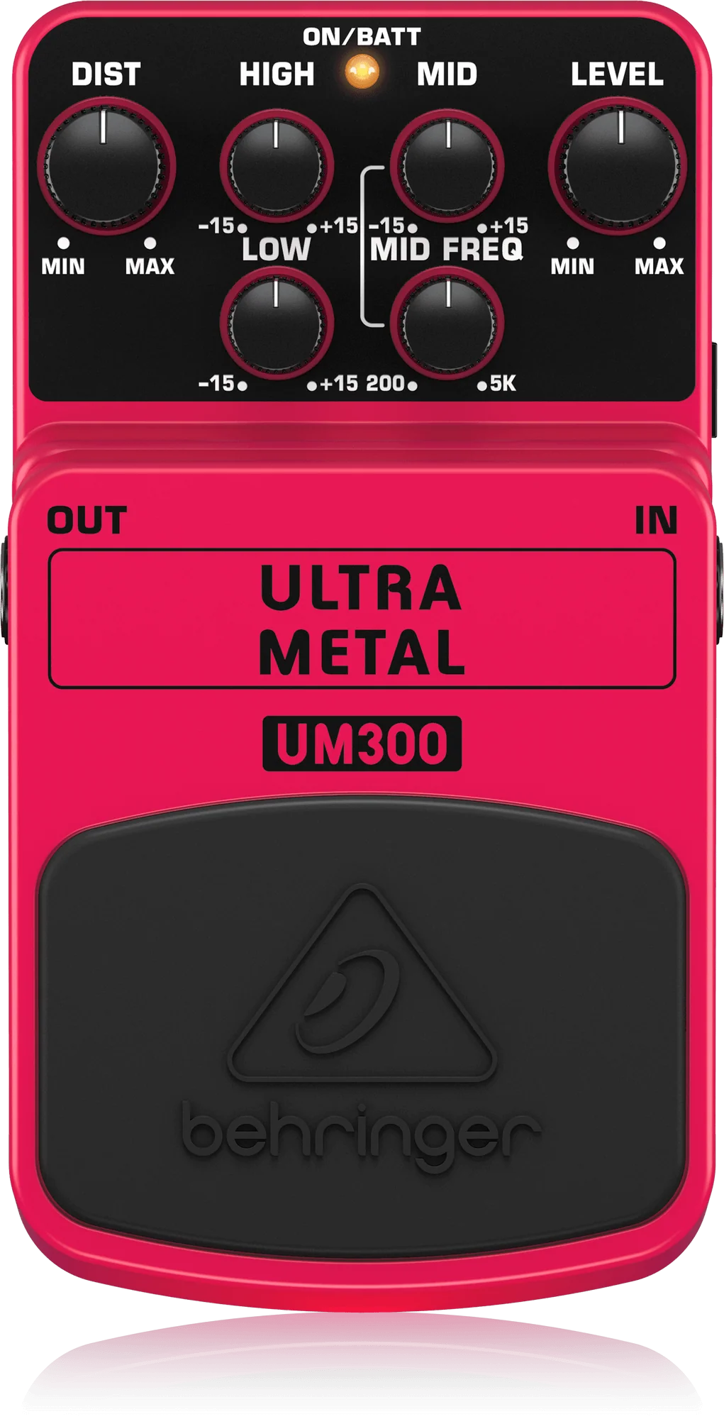 Behringer UM300 Ultra Metal Distortion Guitar Effects Pedal - Image 2