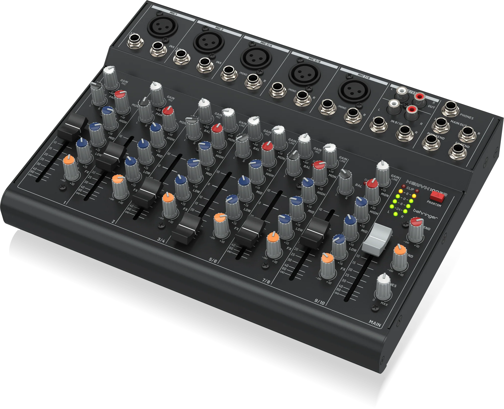 Behringer XENYX 1003B Premium Analog 10-Input Mixer with 5 Mic Preamps and Optional Battery Operation - Image 4